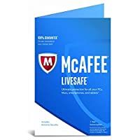 McAfee LiveSafe 2020 - Unlimited Devices - 1 Year Subscription